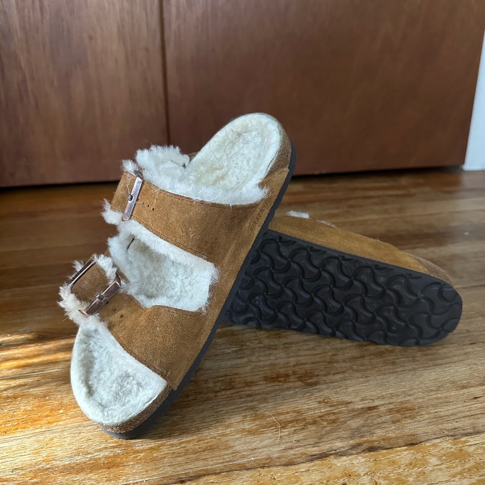 Arizona Shearling Birkenstocks